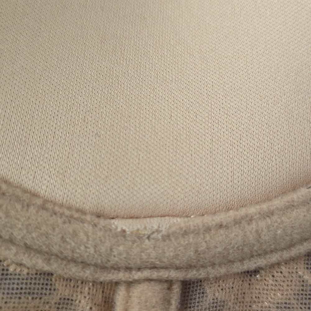 Windsor Daring Embellished Bra Beaded Corset Bustier Beige Crop Top Bling Sz M - Picture 11 of 11